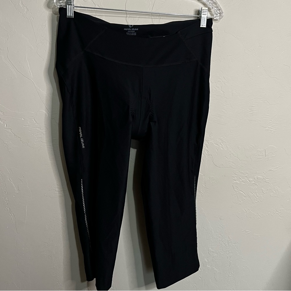 Pearl Izumi Women's Black Cycling Padded Capri Leggings